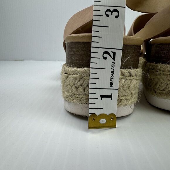 Soda Womens Topic Espadrille Ankle Strap Open Toe Wedge Sandals 8.5 Medium - Picture 8 of 11